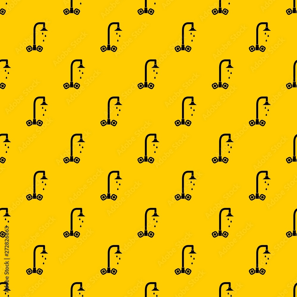 Poster dripping tap pattern seamless vector repeat geometric yellow for any design