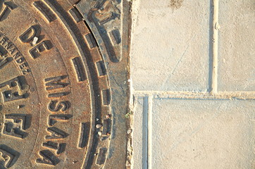 TEXTURE METAL OXIDE STONE SOIL IRON HARD SEWER