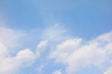  Landscape of pale blue sky in summer                               