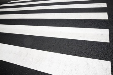 Fototapeta premium Zebra crossing view