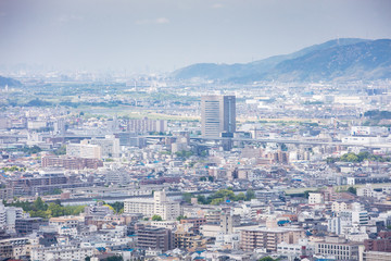 View over Kyoto from Fushimi Inari Shrine 