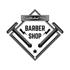 VINTAGE BARBER SHOP BADGE