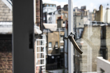 view on London roofs