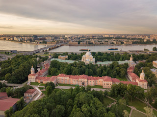 Holy Trinity Alexander Nevsky Monastery / aerial view