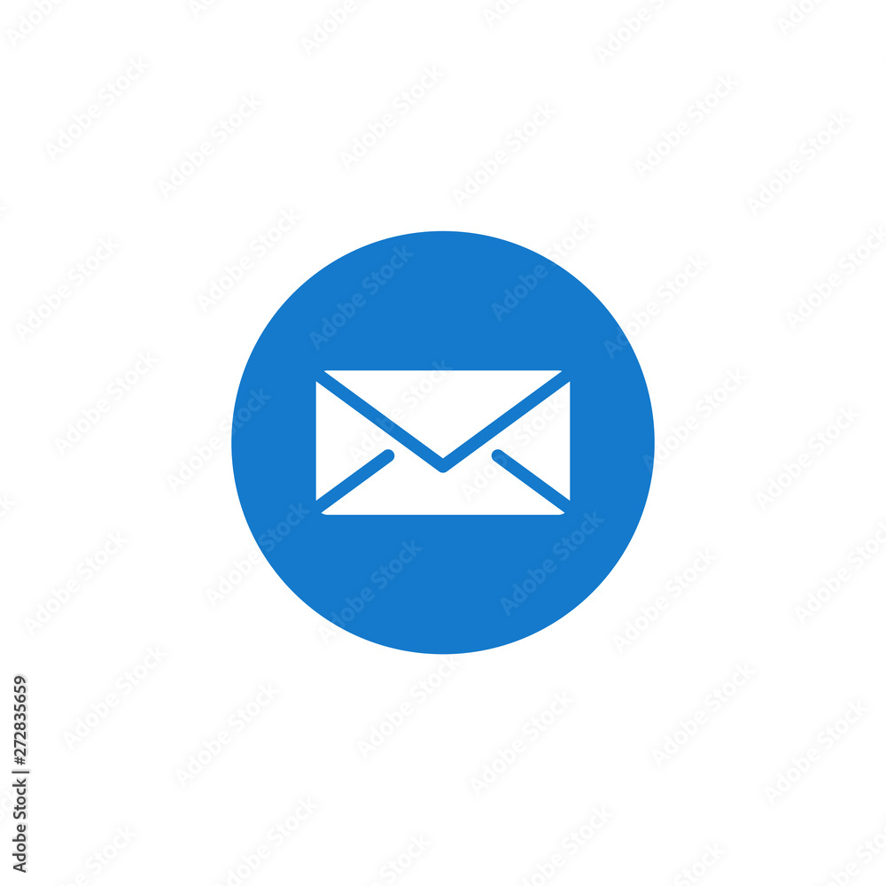 Poster email icon. envelope icons in modern design style for web site and mobile app vector illustration. e