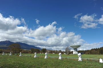 Fototapeta na wymiar 野辺山　電波望遠鏡