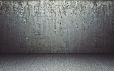 Empty room or  set or background, 3d rendering