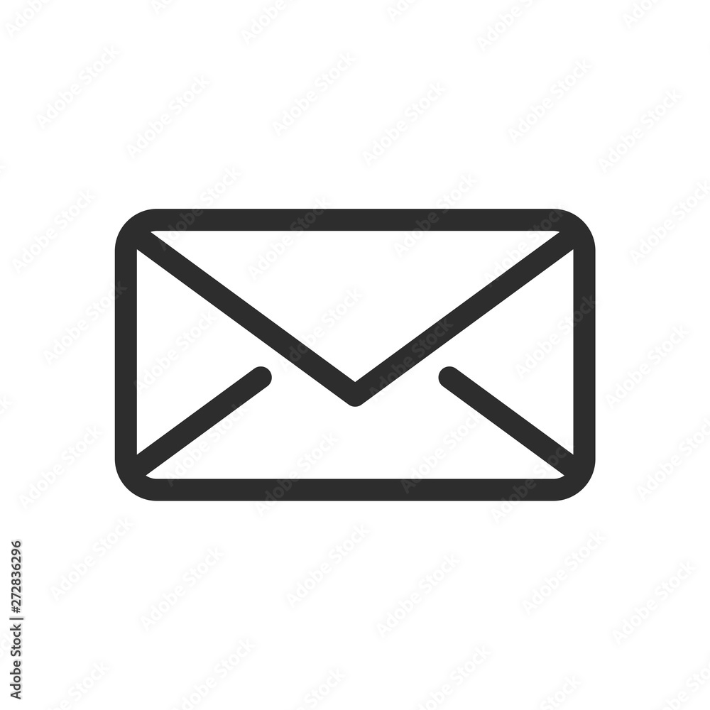 Fototapete email icon. envelope icons in modern design style for web site and mobile app vector illustration. e