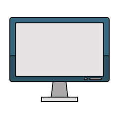 Computer screen hardware device isolated symbol