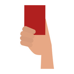 Soccer referee card sport cartoons