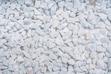 Small White pebbles background for home and home interior decoration, simple stones background