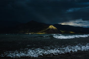 Stormy afternoon with some last sunrays