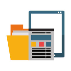 Office and business technology symbols