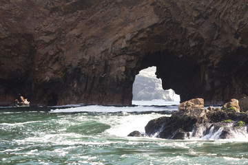 Fototapeta premium Islas Ballestas, Paracas, Peru. The face of Jesus. 2