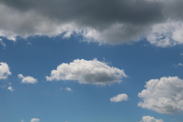 Fototapeta premium Blue sky with clouds