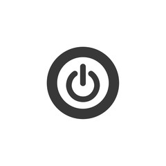 Power Button Icon. On/Off switch symbol in modern style for web site and mobile app Vector Illustration. Power Button logo design inspiration