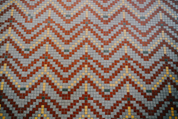 close up mosaic tiles background