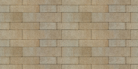 The surface is paved with road tiles of different sizes (multi format). The uneven color of the...