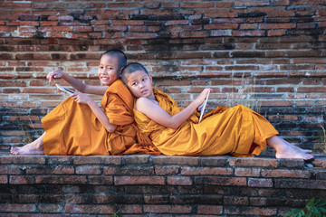 Novice monk in Thailand