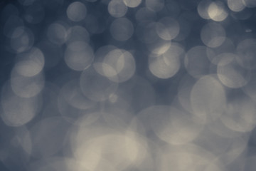 Gray and blue lights and bokeh background for event concept. Retro style.