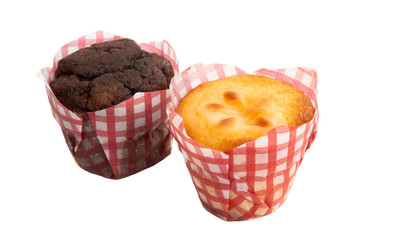 small swiss muffins isolated