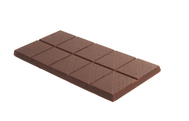 chocolate bar isolated