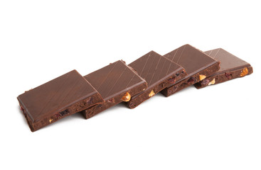chocolate bar isolated