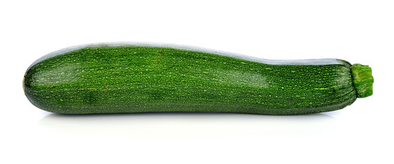 zucchini isolated on white background