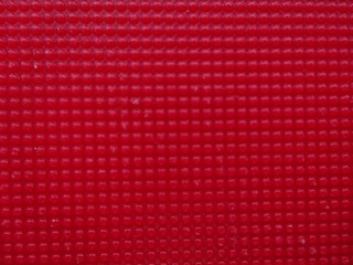 Red plastic surface bubble balls abstract pattern background