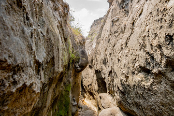 stone path in the mountains