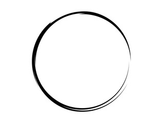 Grunge circle made for marking.Black grunge shape made for your project.Black circle made for your design.
