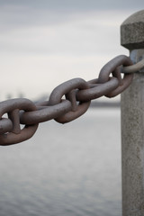 CHAIN LINK BARRIER