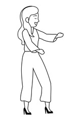Isolated woman design vector illustrator