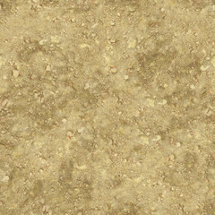 Sand under the feet of Golden color with irregularities and stones.Texture or background.