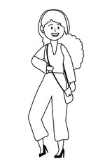 Isolated woman design vector illustrator