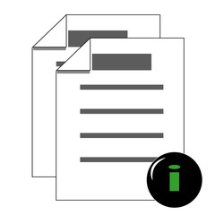 Information button vector icon. filled flat sign for mobile concept and web design. Info button simple solid icon. Information sign icon. Info symbol