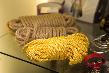 sex toys on display in the store