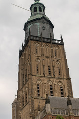 Fototapeta na wymiar The Saint Walburgiskerk church in Zutphen