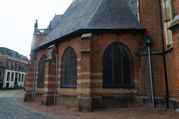 Fototapeta premium Antique window of Walburg Church Zutphen