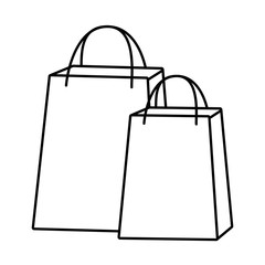 Shopping bag icon vector illustrator