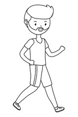 Man cartoon design vector illustrator