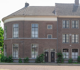 Typical Old Dutch Houses in Zutphen