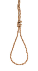 another side of slip noose with scaffold knot