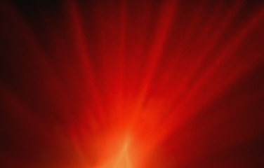 light abstraction with sunlight in red