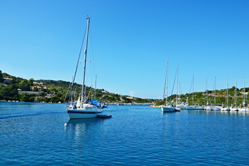 Fototapeta na wymiar Greece, island Paxos-view of the Mongonisi Bay