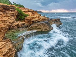 Naklejka premium Lithified Cliffs, Kauai, Hawaii