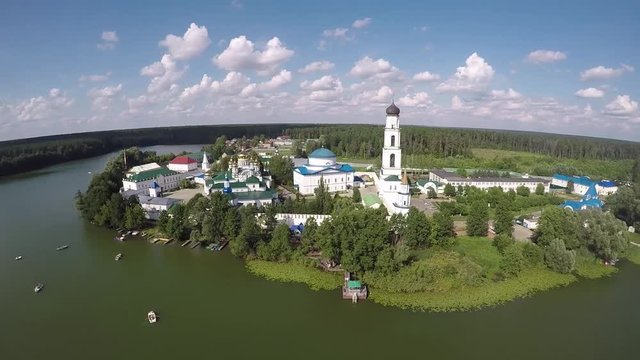 Raifa Bogoroditsky Monastery Church, Kasan, Tatarstan, Russia.
