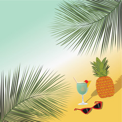 cocktail on the beach