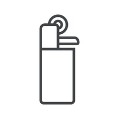 Line icon with lighter