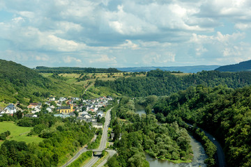 Country landscape in Rhineland-Palatinate, Germany